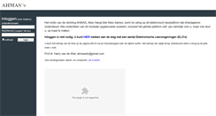 Desktop Screenshot of ahmas.nl